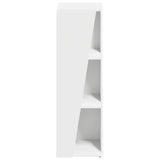 Side Shelf White 33 x 32 x 100.5 cm Engineered Wood