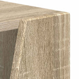 Side Shelf Sonoma Oak 33 x 32 x 100.5 cm Engineered Wood - Low Angle