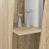 Side Shelf Sonoma Oak 33 x 32 x 100.5 cm Engineered Wood - Top-Down View