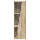 Side Shelf Sonoma Oak 33 x 32 x 100.5 cm Engineered Wood - 45-Degree Angle