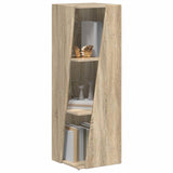 Side Shelf Sonoma Oak 33 x 32 x 100.5 cm Engineered Wood