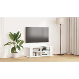TV stand White 96 x 35 x 33.5 cm - Low Angle