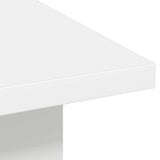 Coffee Table with Drawer White 77 x 55 x 42 cm Engineered Wood - Low Angle