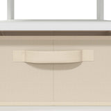 Coffee Table with Drawer White 77 x 55 x 42 cm Engineered Wood - Extra Image