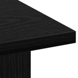 Coffee Table Black Oak 77 x 55 x 42 cm Engineered Wood - Low Angle