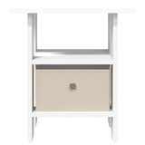 Bedside Table 2 pcs White 41 x 40 x 45 cm Engineered Wood