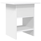 Bedside Table 2 pcs White 41 x 40 x 45 cm Engineered Wood - Low Angle