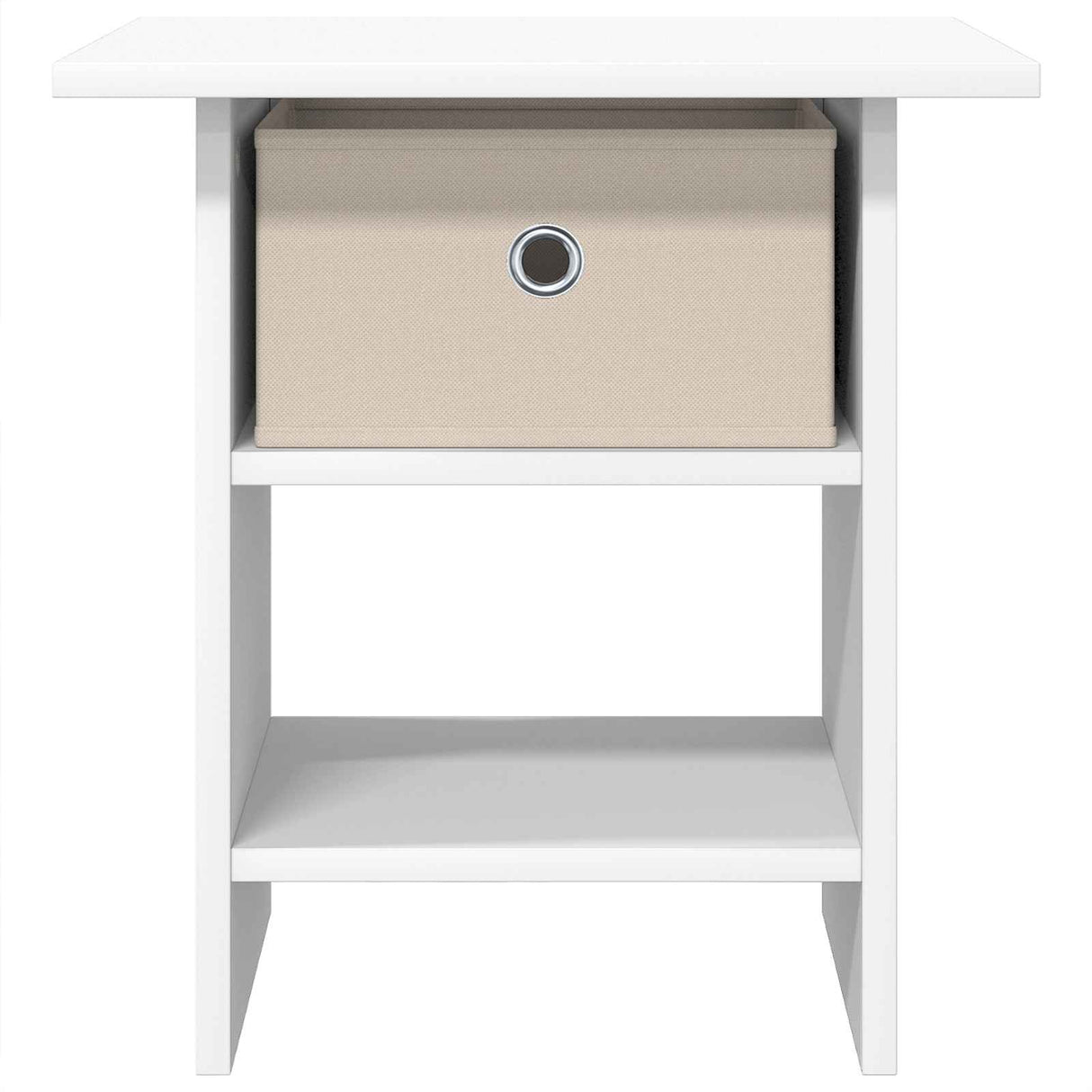 Bedside Table 2 pcs White 41 x 40 x 45 cm Engineered Wood