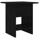 Bedside Table 2 pcs Black Oak 41 x 40 x 45 cm Engineered Wood - Low Angle