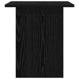 Bedside Table 2 pcs Black Oak 41 x 40 x 45 cm Engineered Wood - Close-Up Angle