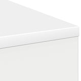 Desk with Drawer White 100 x 40 x 75 cm Engineered Wood