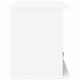 TV stand with Drawer White 79 x 40 x 48 cm - Close-Up Angle