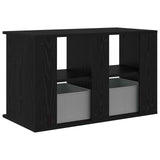 TV stand with Drawer Black Oak 79 x 40 x 48 cm