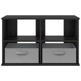 TV stand with Drawer Black Oak 79 x 40 x 48 cm