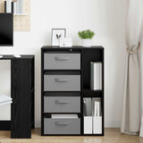 Sideboard Black Oak 60 x 33.5 x 84 cm