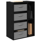 Sideboard Black Oak 60 x 33.5 x 84 cm