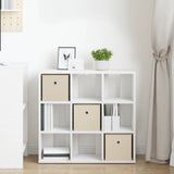 Sideboard with Drawer White 73.5 x 24 x 69.5 cm - Top-Down View