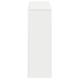 Sideboard with Drawer White 73.5 x 24 x 69.5 cm - Close-Up Angle