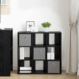 Sideboard with Drawer Black Oak 73.5 x 24 x 69.5 cm