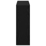 Sideboard with Drawer Black Oak 73.5 x 24 x 69.5 cm