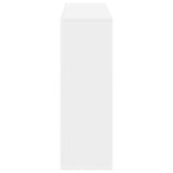 Sideboard with Drawer White 88.5 x 29 x 84.5 cm - Close-Up Angle
