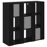 Sideboard with Drawer Black Oak 88.5 x 29 x 84.5 cm - Low Angle
