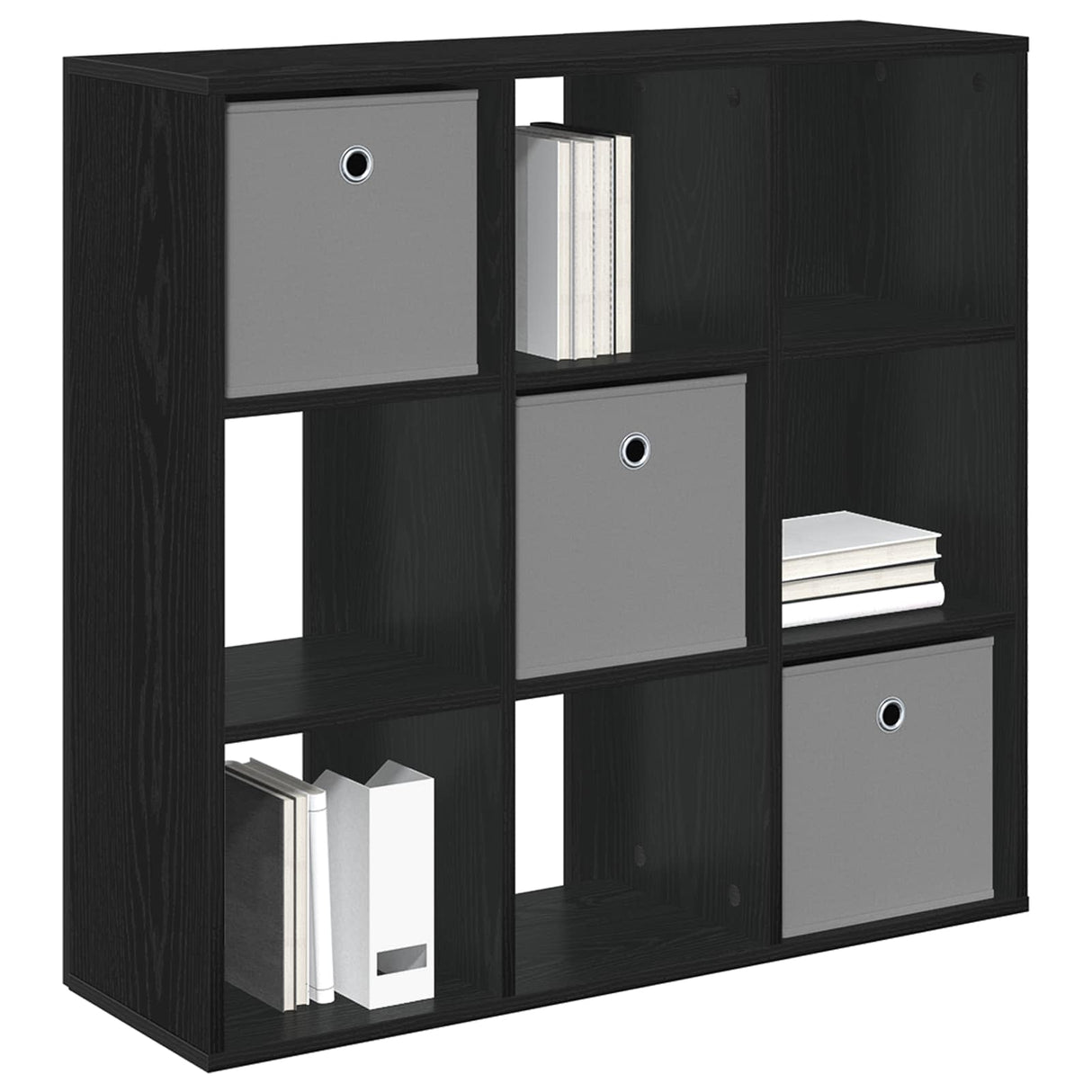 Sideboard with Drawer Black Oak 88.5 x 29 x 84.5 cm
