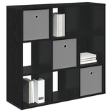 Sideboard with Drawer Black Oak 88.5 x 29 x 84.5 cm
