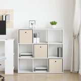 Sideboard with Drawer White 102 x 31 x 99.5 cm - Top-Down View