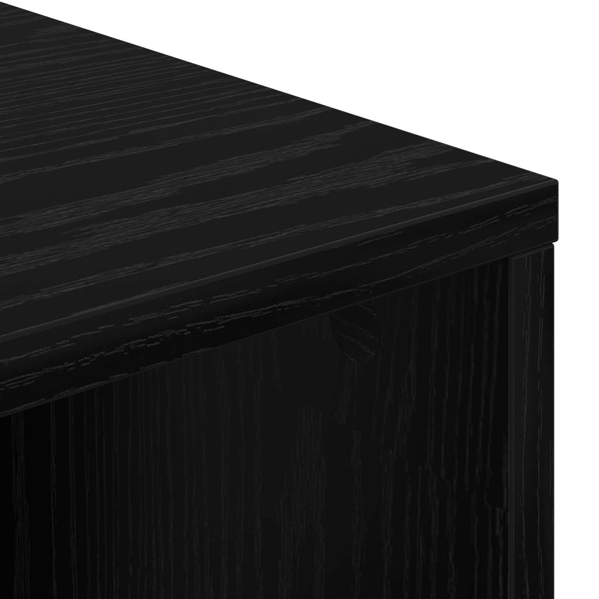 Sideboard with Drawer Black Oak 102 x 31 x 99.5 cm