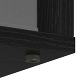 Sideboard with Drawer Black Oak 102 x 31 x 99.5 cm
