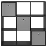 Sideboard with Drawer Black Oak 102 x 31 x 99.5 cm - Rear View