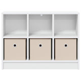 Sideboard with Drawer White 73.5 x 22.5 x 53.5 cm - Rear View