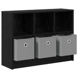 Sideboard with Drawer Black Oak 73.5 x 22.5 x 53.5 cm - 45-Degree Angle