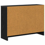 Sideboard with Drawer Black Oak 73.5 x 22.5 x 53.5 cm