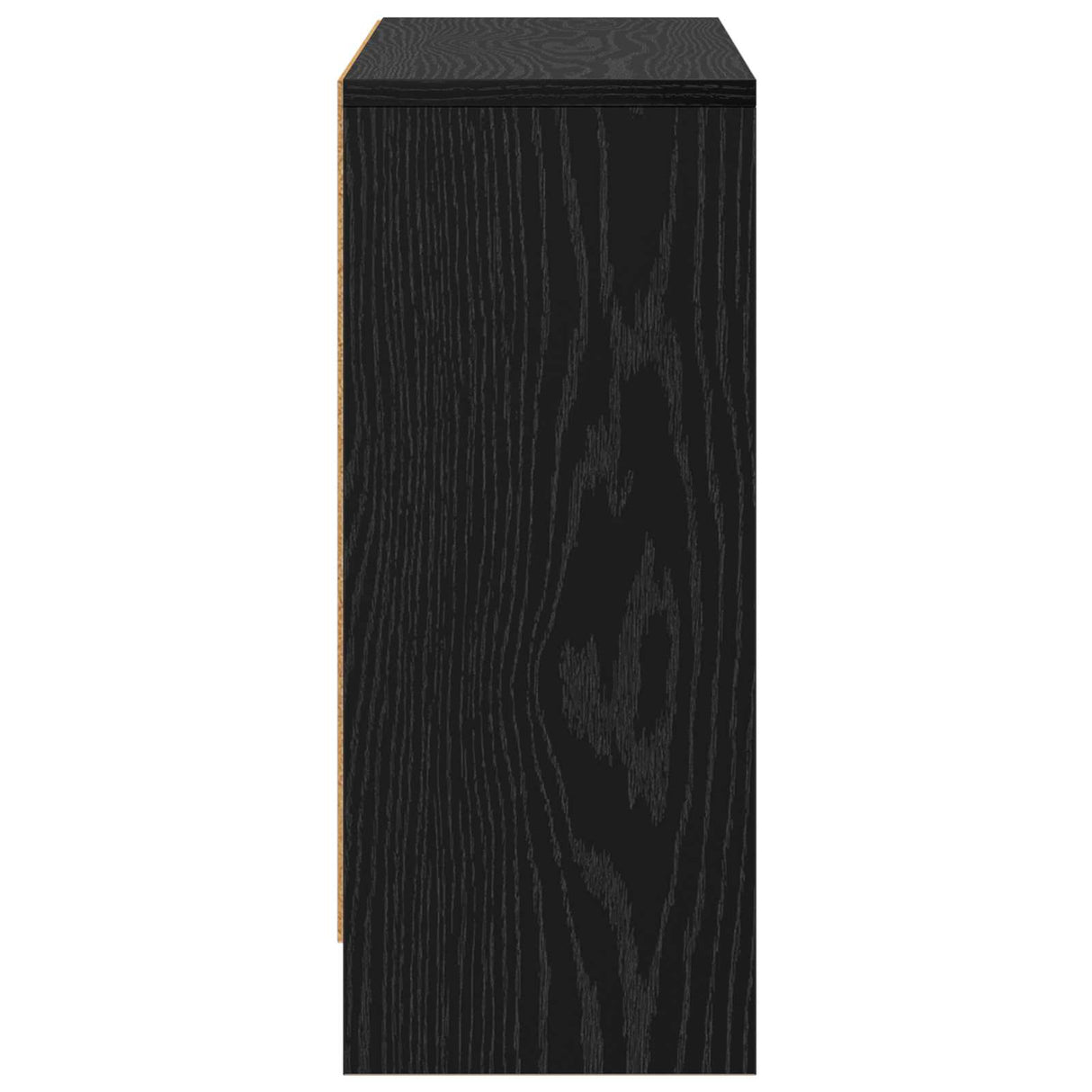 Sideboard with Drawer Black Oak 73.5 x 22.5 x 53.5 cm
