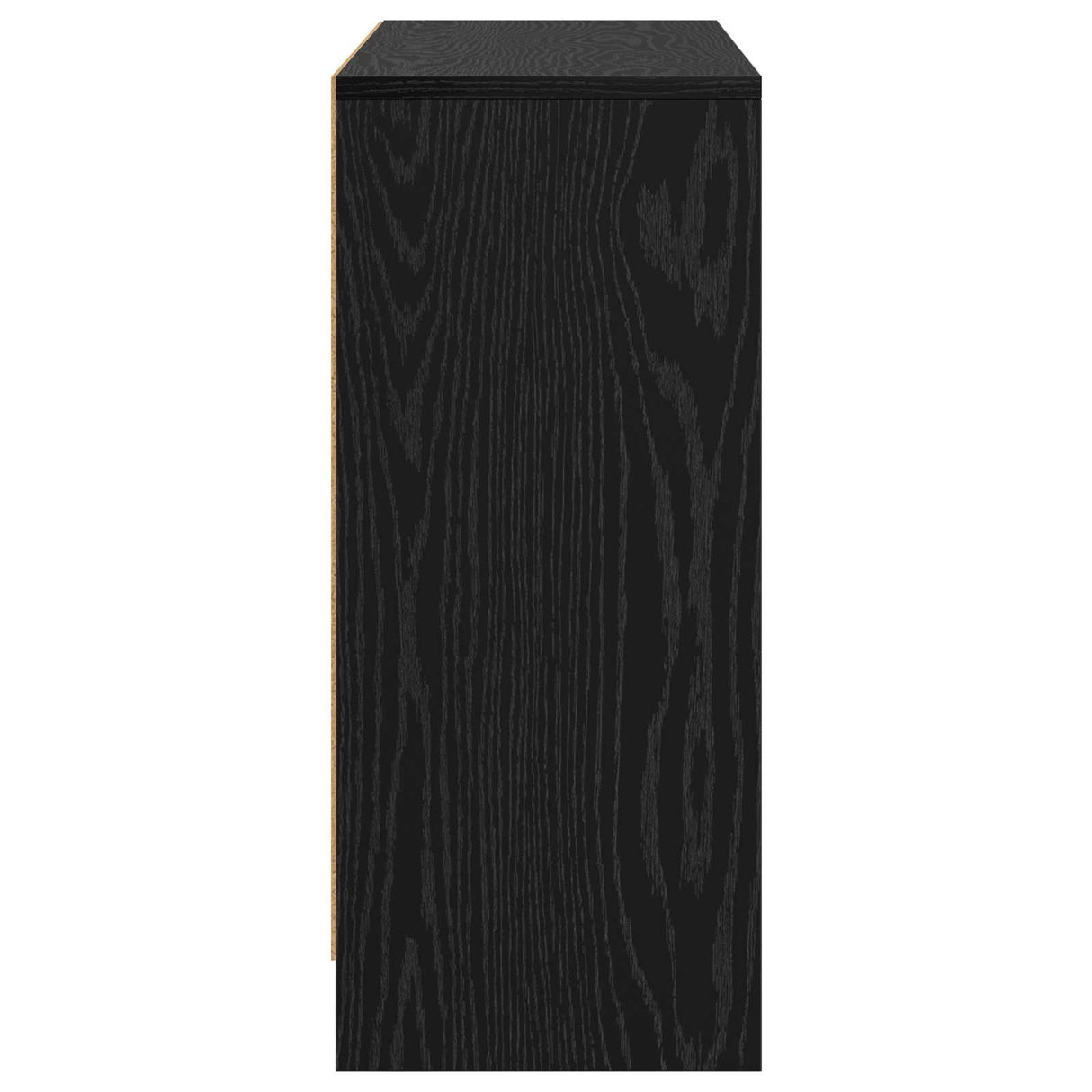 Sideboard with Drawer Black Oak 88.5 x 27.5 x 63.5 cm