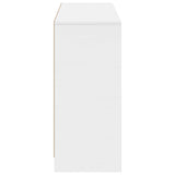 Sideboard with Drawer White 102 x 32 x 73,5 cm - Close-Up Angle