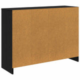 Sideboard with Drawer Black Oak 102 x 32 x 73,5 cm - Low Angle