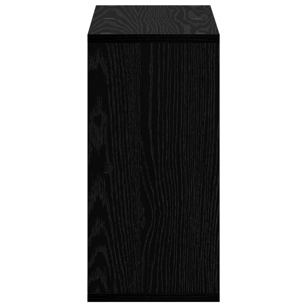 Sideboard with Drawer Black Oak 49.5 x 22 x 47 cm