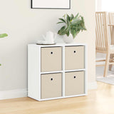 Sideboard with Drawer White 59.5 x 27 x 57 cm - Top-Down View