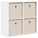 Sideboard with Drawer White 59.5 x 27 x 57 cm - Front View