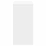 Sideboard with Drawer White 59.5 x 27 x 57 cm - Close-Up Angle