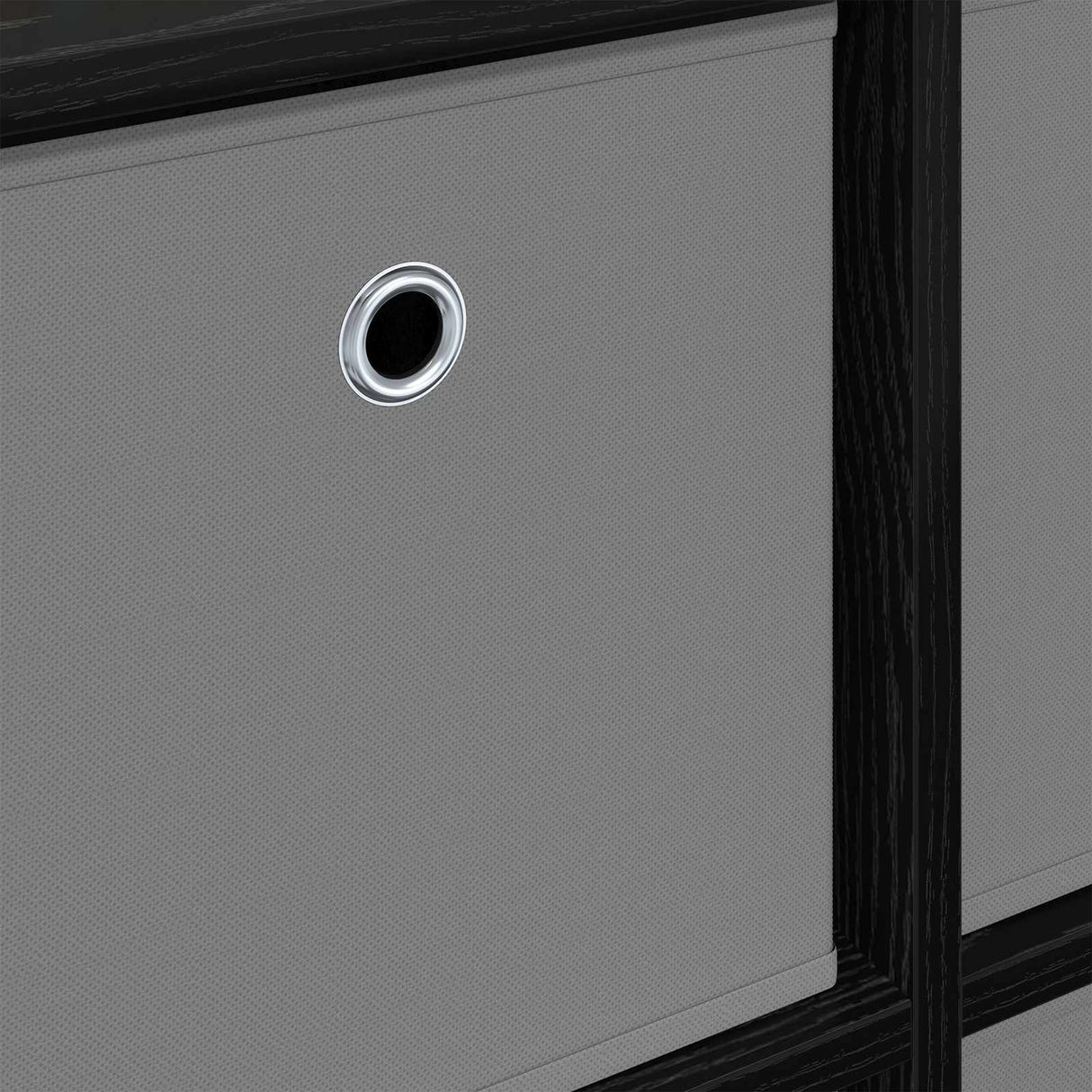 Sideboard with Drawer Black Oak 59.5 x 27 x 57 cm