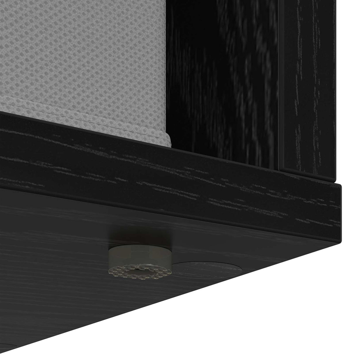 Sideboard with Drawer Black Oak 59.5 x 27 x 57 cm