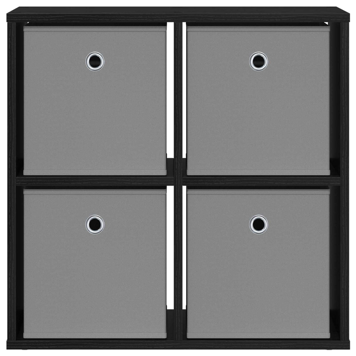 Sideboard with Drawer Black Oak 59.5 x 27 x 57 cm
