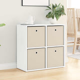 Sideboard White 68.5 x 32 x 67 cm - Top-Down View