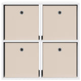 Sideboard White 68.5 x 32 x 67 cm - Rear View