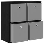 Sideboard Black Oak 68.5 x 32 x 67 cm