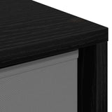 Sideboard with Drawer Black Oak 25.5 x 22 x 69.5 cm